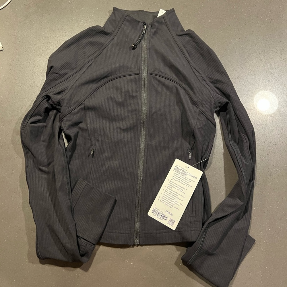 Lululemon ribbed nulu define jacket cropped